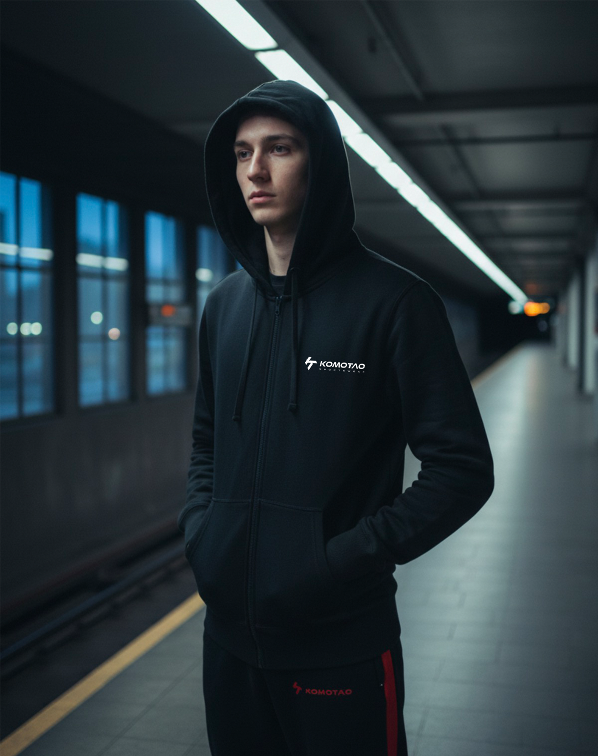 Hoodies mit Rückenlogo