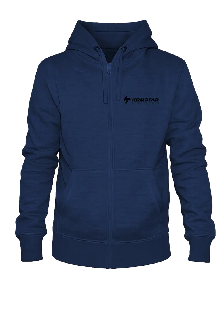Zipperjacke mit Kapuze