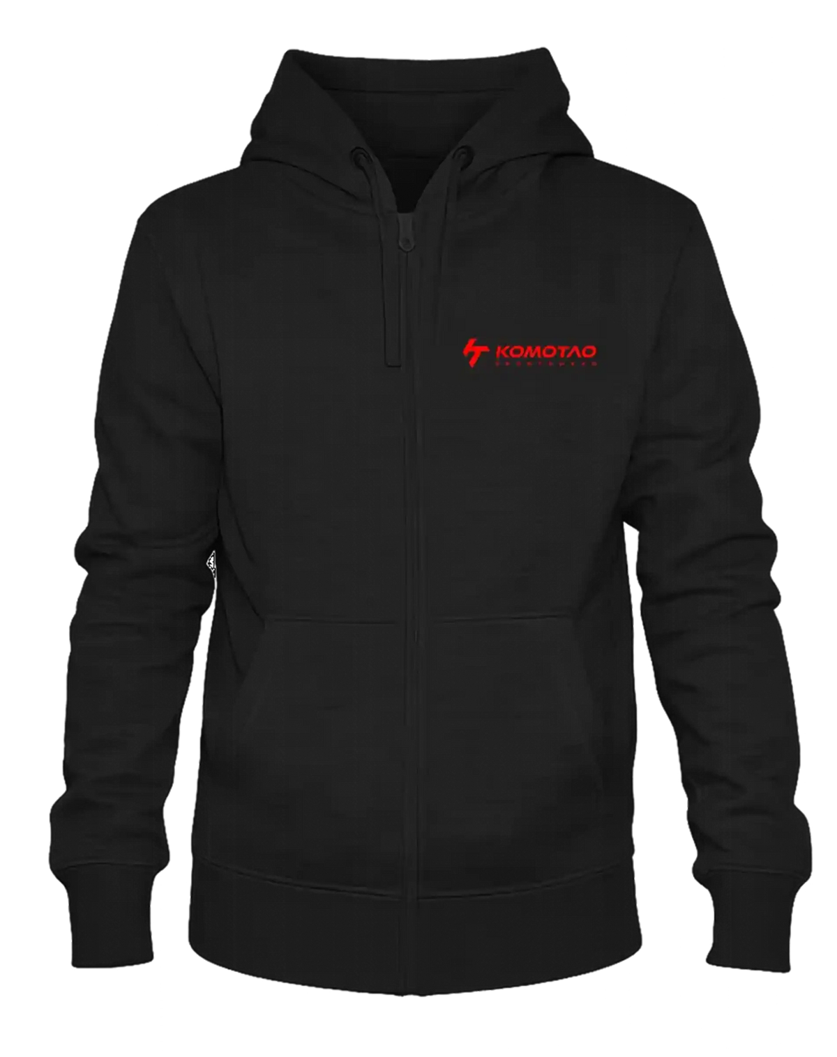 Zipperjacke mit Kapuze