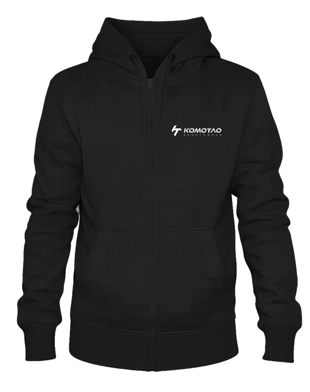 Zipperjacke mit Kapuze